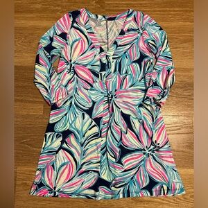 Lily Pulitzer Women’s Amina Dress High‎ Tide Dance Lady Size Medium